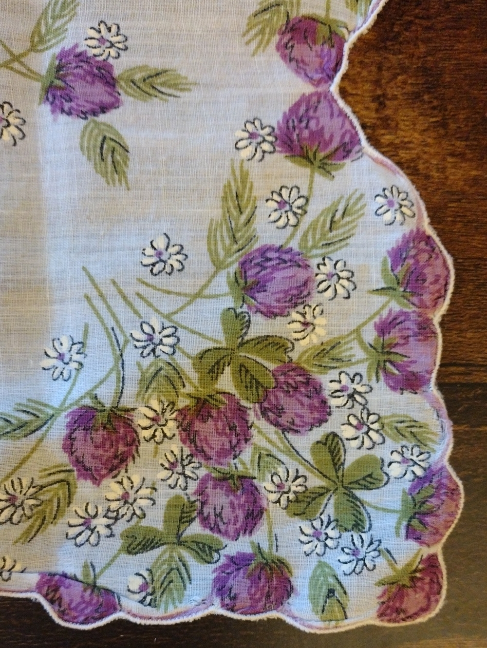 Floral Handkerchief - Picture 2 of 3